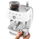 Smeg EGF03WHEU manuell espressomaskin inkl. kvarn vit