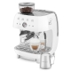 Smeg EGF03WHEU manuell espressomaskin inkl. kvarn vit