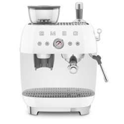 Smeg EGF03WHEU manuell espressomaskin inkl. kvarn vit