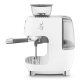 Smeg EGF03WHEU manuell espressomaskin inkl. kvarn vit