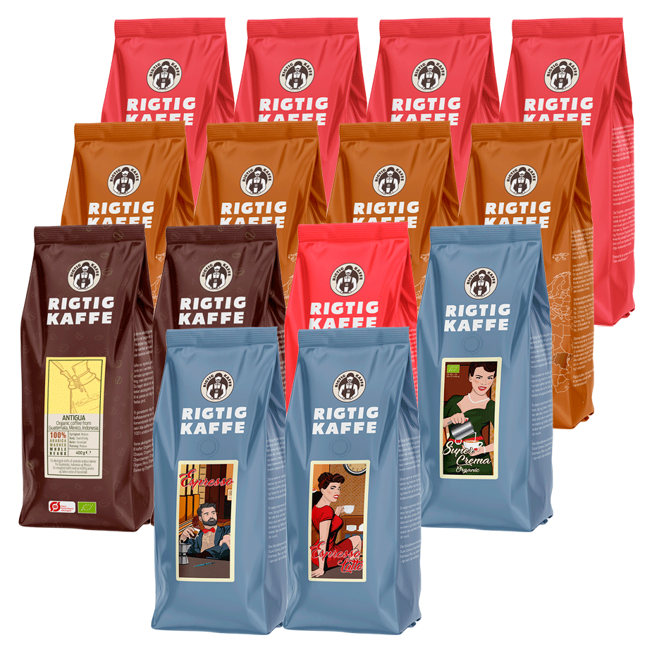 Rigtig Kaffe Mixpaket 6,3kg