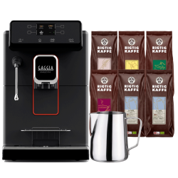 Gaggia Magenta Plus Inkl. Mjölkkanna 0,5L & Rigtig Kaffe Brun Serie Hela Kaffebönor
