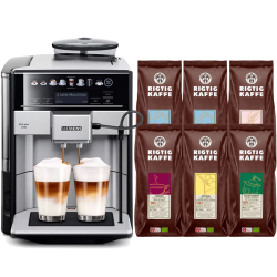 Siemens TE657313RW EQ6 Plus s700 Espressomaskin Inkl. 6x400g Rigtig Kaffe Organic