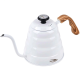 IKAPE Pour Over Kittel med Termometer 1,2 L Vit