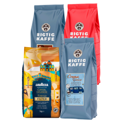Rigtig Kaffe & Lavazza Mixpaket 4kg Hela kaffebönor