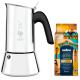 Bialetti Venus Elegance 10 Kop. Mokabryggare Stål Inkl. Lavazza Tales of Italy Canal Grande 226,8 g Malet kaffe
