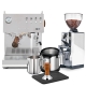 Ascaso Steel Duo Plus Polerad Stål Espressomaskin Inkl. Eureka Espressokvarn & Baristapaket