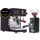 Profitec MOVE - Exclusive Line Inkl. Eureka Mignon Libra 65 Chrome/Matt Svart Espressokvarn