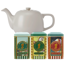 La Cafetière 0,6 L Tebryggare Latte inkl. Østerlandsk Thehus Pyramidtepåsar 36 st