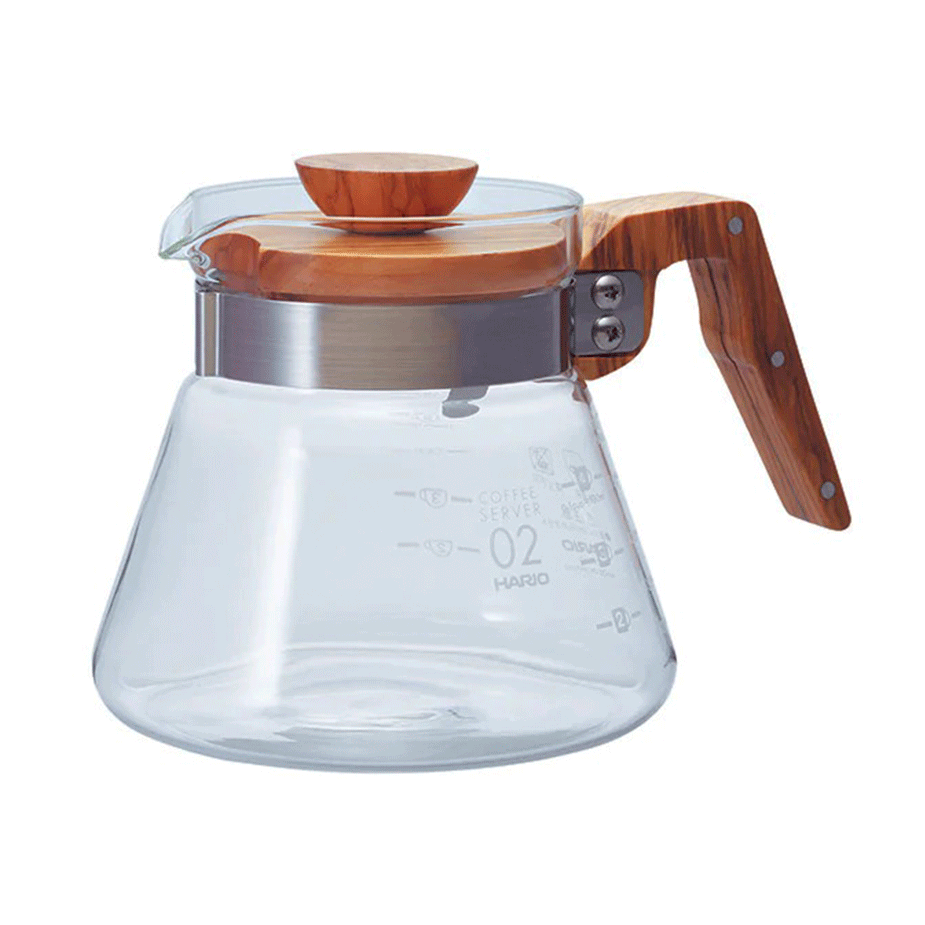 Hario V60 Coffee Server 0,6 L Olivtr&auml;