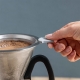 IKAPE Pour Over Kittel med Termometer 1,2 L Stål Inkl. La Cafetière Pour Over 8 Koppar