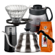 Hario filterbryggningsset inkl. V60 Kettle Buono 100, V60 Dripper 2 Koppar, V60 Server, Kaffekvarn & 400 g Rigtig Kaffe