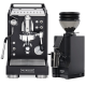 La Pavoni Mini Cellini Svart LPSMCB01EU Espressomaskin Inkl. Eureka Mignon Zero 55s Matt Svart Espressokvarn