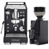 La Pavoni Mini Cellini Svart LPSMCB01EU Espressomaskin Inkl. Eureka Mignon Zero 55s Matt Svart Espressokvarn