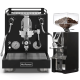 La Pavoni New Cellini Evolution Svart LPSCVB01NO Espressomaskin Inkl. Eureka Mignon Libra 55 Krom/Matt Svart Espressokvarn