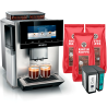 Siemens TQ907RZ3 EQ900 Plus Espressomaskin Inkl. 3kg Rigtig Kaffe & Siemens Multi Calc/Clean