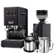 Gaggia Classic E24 Svart Espressomaskin Inkl. Eureka Mignon Zero 55s & Baristautrustning