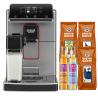 Gaggia Magenta Prestige Glazed Grey Espressomaskin Inkl. 3x400 g Rigtig Kaffe & Sirap