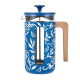 La Cafetière Pisa 8 Koppar Presskanna Blu Fiorato