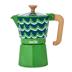 La Cafetière Venice 6 koppar Espressokanna Cyan Tides