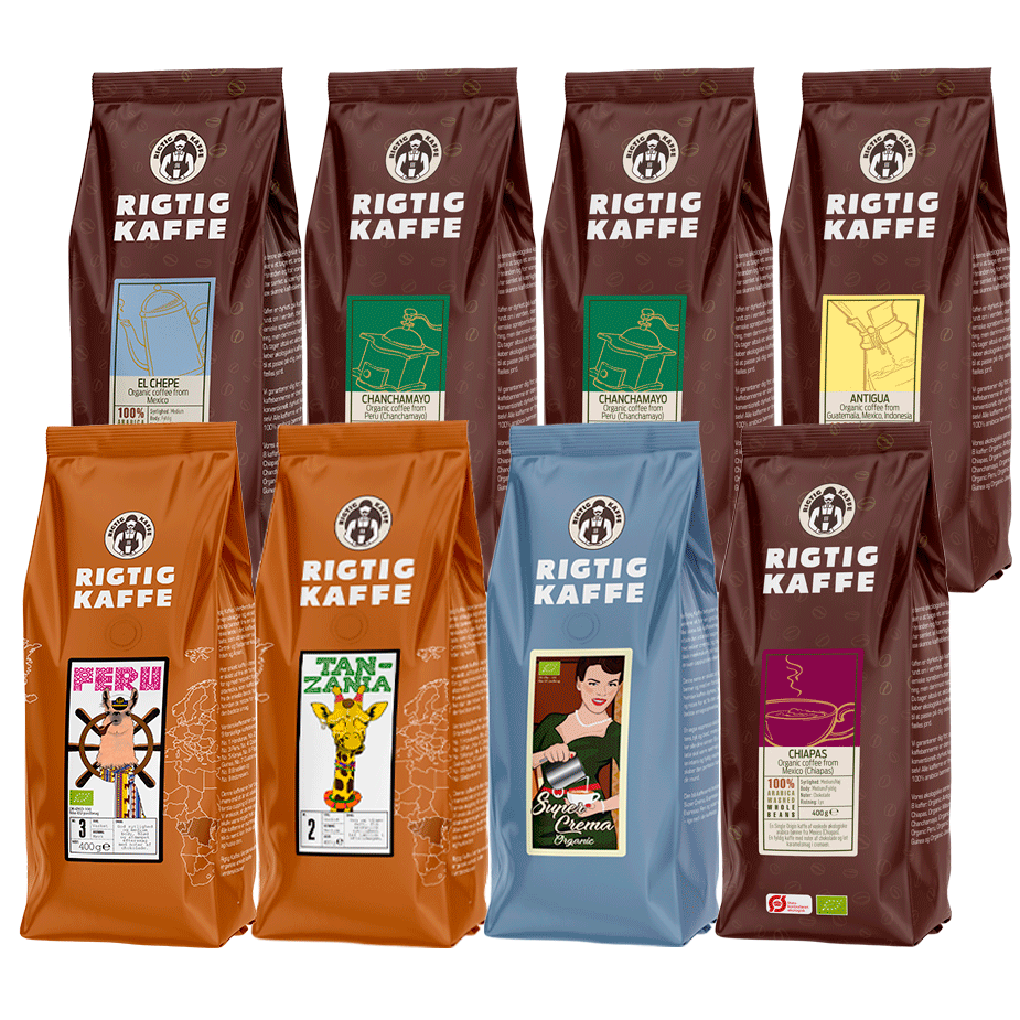 Rigtig Kaffe Ekologiskt Mixpaket 3,3kg