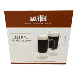 La Cafetiére Siena Dubbelväggat Irish Coffee-glas 25 cl 2 st