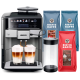 Siemens TE655203RW EQ6 Plus s500 Espressomaskin Inkl. Mjölkbehållare & 3kg Rigtig Kaffe Hela kaffebönor