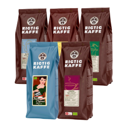 Rigtig Kaffe Ekologisk Mixpaket 24kg Hela kaffebönor