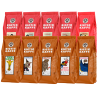Rigtig Kaffe Röd & Orange Mixpaket 4,5kg Hela kaffebönor