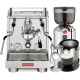 La Pavoni New Cellini Evolution LPSCVS01NO Inkl. La Pavoni Prosumer Espressokvarn, Baristautrustning & Koppar