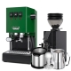 Gaggia Classic E24 Jungle Green Espressomaskin Inkl. Eureka Mignon Zero 55s & Baristautrustning
