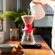 Hario V60 Immersion Switch Dripper Keramik 2 Koppar Rosa Inkl. 100 St Filter