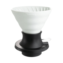 Hario V60 Immersion Switch Dripper Keramik 2 Koppar Vit Inkl. 100 St Filter