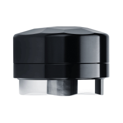 Normcore V2 Coffee Gravity Leveling Tool Crystal-Cut Top 58 mm Svart