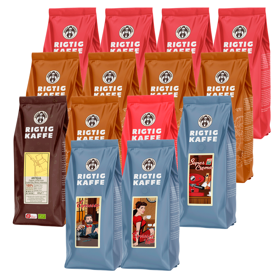 Rigtig Kaffe Mixpaket 6,3kg