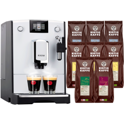 Nivona NICR 560 Vit Espressomaskin Inkl. 8x400g Rigtig Kaffe Organic