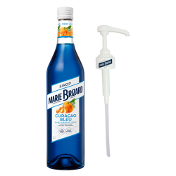 Marie Brizard Blå Curaçao Sirap 70 cl Inkl. Pump