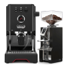 Gaggia Classic UP Svart Espressomaskin Inkl. Eureka Mignon Libra 55 Chrome/Mattsvart Espressokvarn
