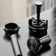 IKAPE One-Press Spring-Back Espresso WDT Tool 54 mm Svart