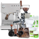 Ascaso Steel Duo Plus Poleret Stål Espressomaskin Inkl. Eureka Libra 65 Kvarn, Baristautrustning, Vattenfilterkanna & Underhåll