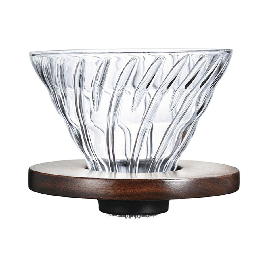 Hario V60-02 Glasdripper Valn&ouml;tstr&auml; 2 Koppar