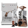 Ascaso Steel Duo PID Polerat Stål Espressomaskin Inkl. Eureka Mignon Libra 55 Krom Espressokvarn & Baristautrustning