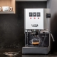 Gaggia Classic E24 Vit Espressomaskin Inkl. Eureka Mignon Libra 65 Krom/Mattsvart Espressokvarn