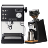 La Pavoni Casa Bar PID Svart LPMCBN02EU Espressomaskin Inkl. Eureka Mignon Zero 65 Speedy Mattsvart Espressokvarn