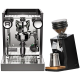 Rocket Appartamento TCA Svart/Koppar Espressomaskin Inkl. Eureka Mignon Zero 65 Speedy Matt Svart Espressokvarn