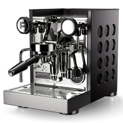Rocket Appartamento TCA Svart/Svart Espressomaskin Inkl. Eureka Mignon Zero 65 Speedy Matt Svart Espressokvarn