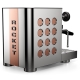 Rocket Appartamento TCA Stål/Koppar Espressomaskin Inkl. Eureka Mignon Zero 65 Speedy Krom Espressokvarn
