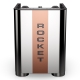 Rocket Appartamento TCA Stål/Koppar Espressomaskin Inkl. Eureka Mignon Zero 65 Speedy Krom Espressokvarn