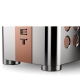 Rocket Appartamento TCA Stål/Koppar Espressomaskin Inkl. Eureka Mignon Zero 65 Speedy Krom Espressokvarn