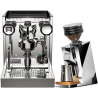 Rocket Appartamento TCA Stål/Koppar Espressomaskin Inkl. Eureka Mignon Zero 65 Speedy Krom Espressokvarn